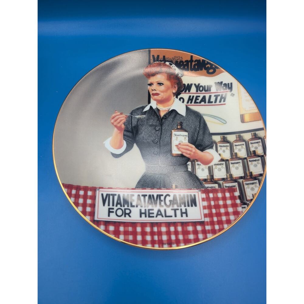 Vintage 1989 I Love Lucy Limited Hamilton It's Just Like Candy Jim Kritz Plate